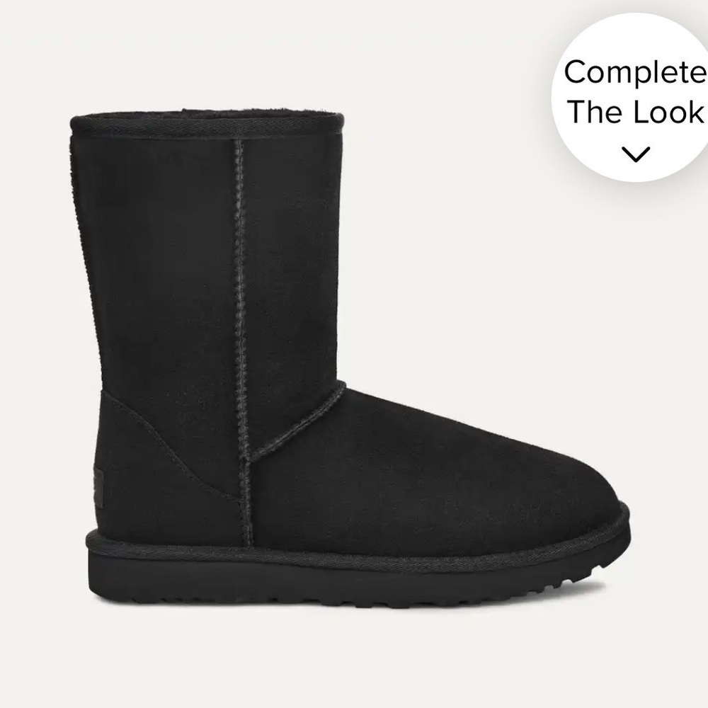 UGG Classic Short II Boot IN Black SIZE 7